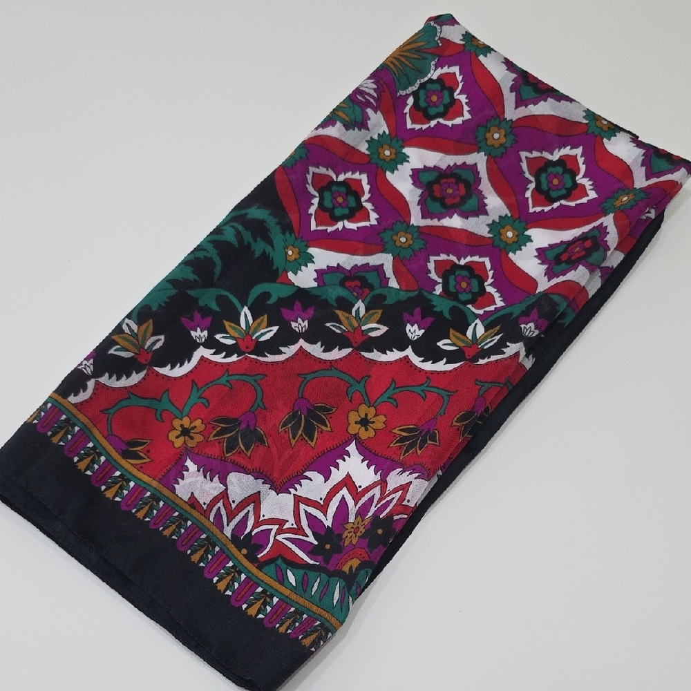 Scarf Floral Geometric